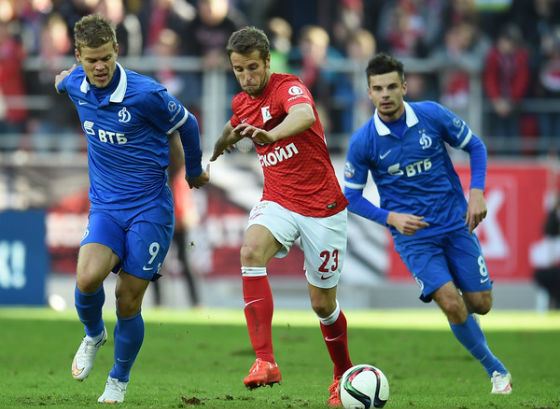 Александр Кокорин на матче против «Спартака»