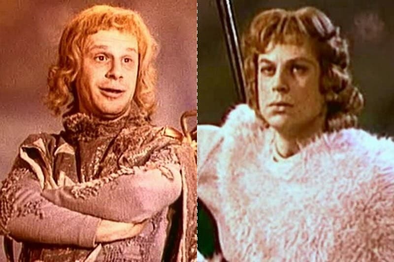 Авангард Леонтьев и Юрий Богатырев похожи (кадры из фильма «Двенадцатая ночь»)