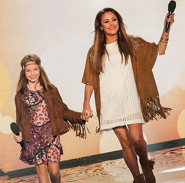 Дуэт с дочкой Верой