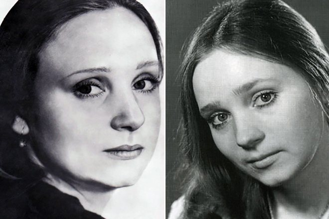 Евгения Глушенко в молодости