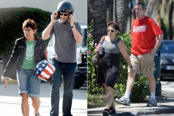 Хью Лори с женой Джо Грин