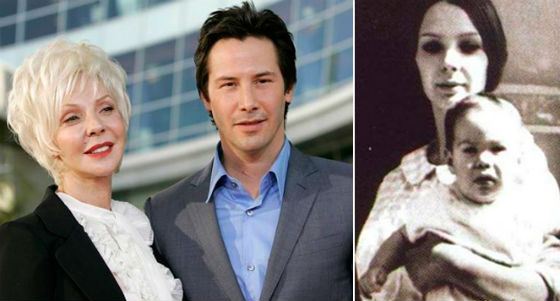 Киану Ривз с мамой, Патрицией Бонд-Ривз