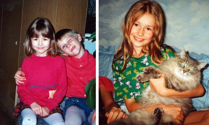 Лера Козлова в детстве