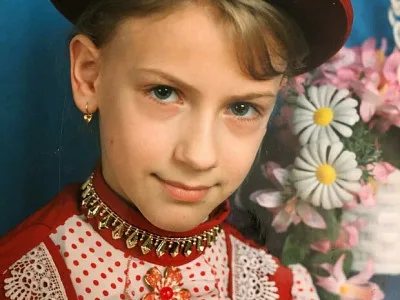 Леся Никитюк в детстве