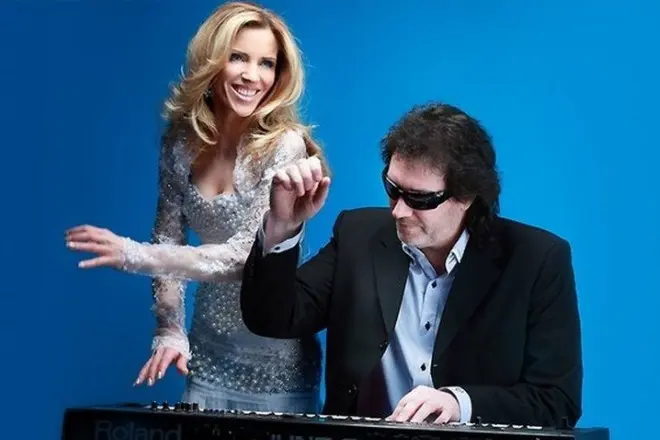 Людмила Соколова с мужем