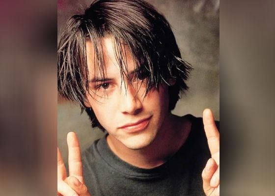 Молодой Киану Ривз