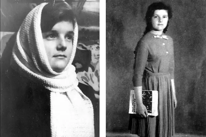 Надежда Чепрага в детстве