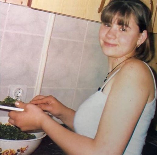 Ольга Матвей в юности