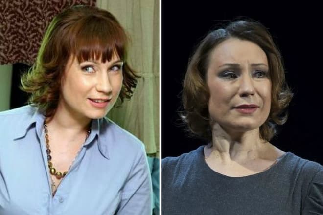 Ольга Тумайкина в молодости и сейчас