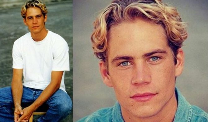 Пол Уокер в молодости