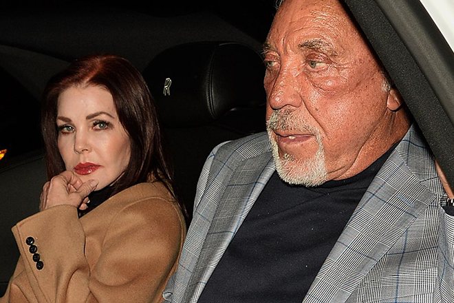 Присцилла Пресли и Том Джонс