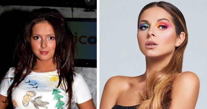 Сравните фото Нюши сейчас и в начале карьеры