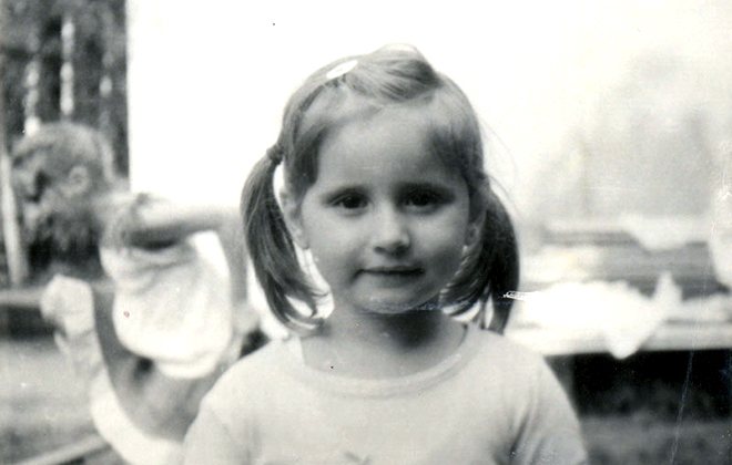 Светлана Разина в детстве