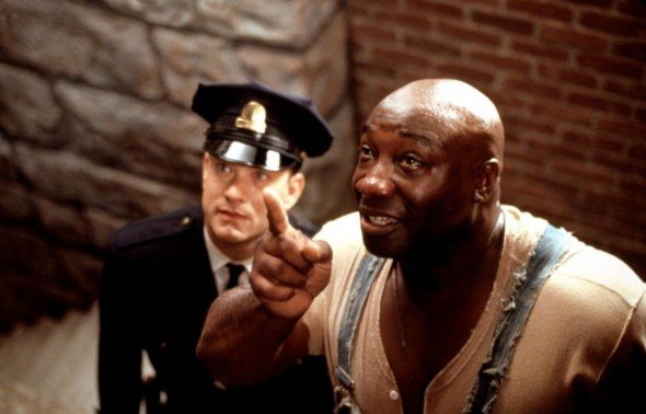 'Том Хэнкс и Майкл Кларк Дункан в фильме