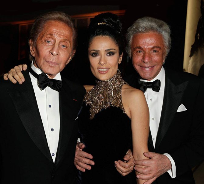 Валентино Гаравани, Сальма Хайек и Джанкарло Джамметти