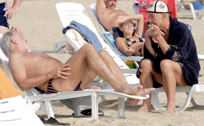 Виктор Иванович и Иван Сергеевич и работали, и отдыхали вместе (фестиваль «Киношок», 2006 г.)